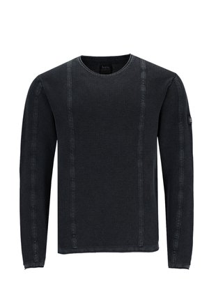 Strickpullover - schwarz