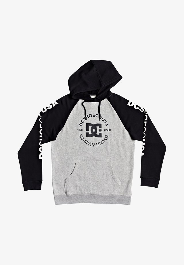 Hoodie - heather grey/black