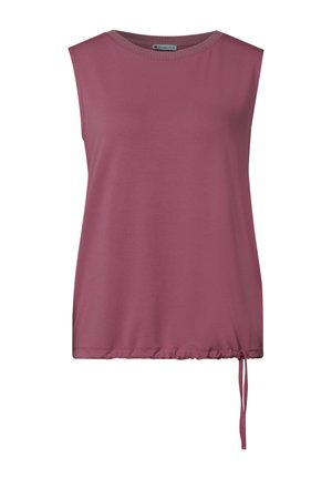 Street One, TOP IN A BOAT NECKLINE - Top - dark clouded blush