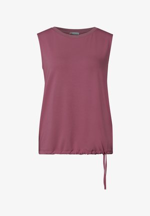 Street One, TOP IN A BOAT NECKLINE - Top - dark clouded blush