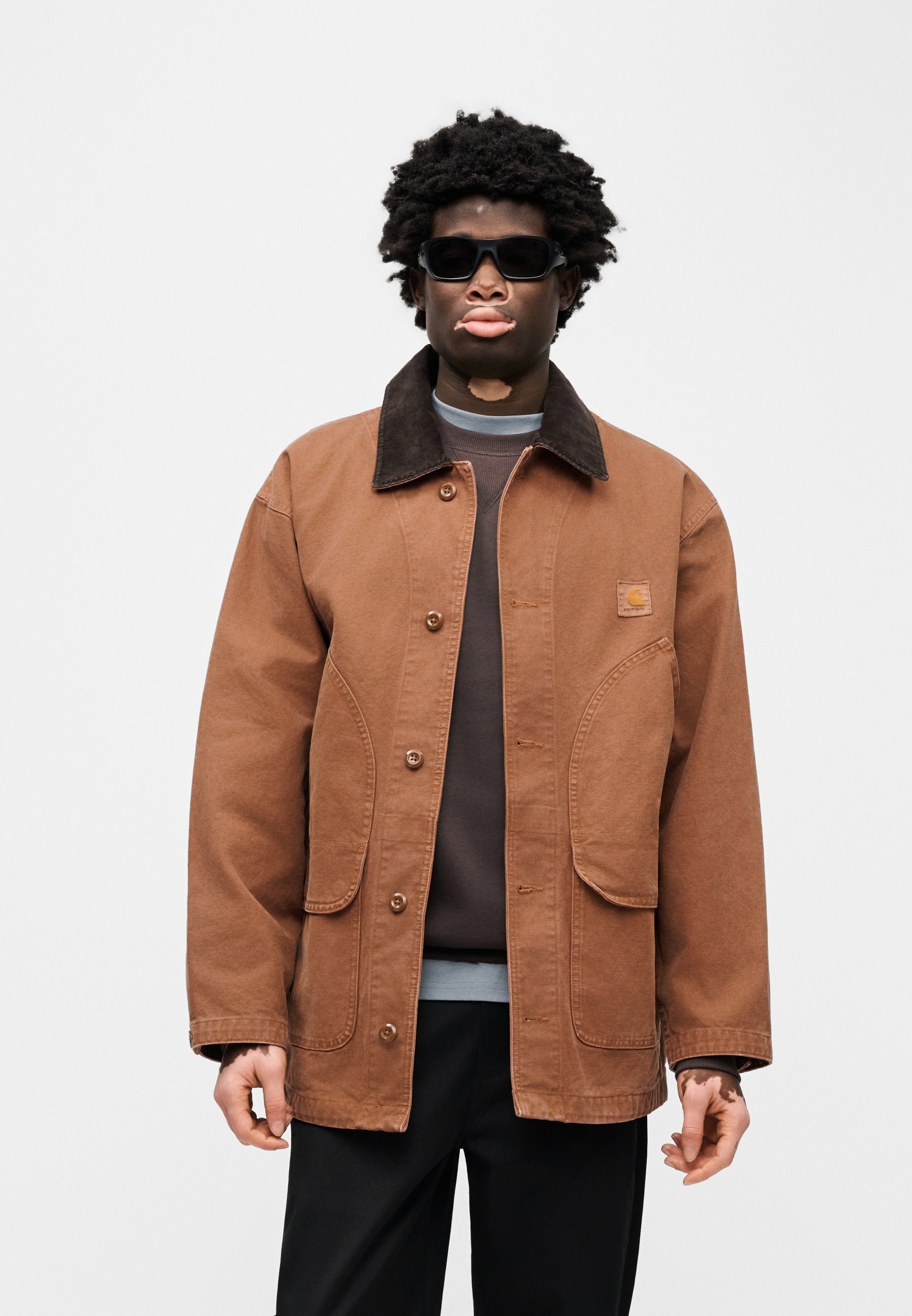 Carhartt WIP PRESCOTT - Short coat - brown - Zalando