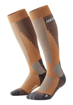 COMPRESSION COLD WEATHER - Kniestrümpfe - caramel