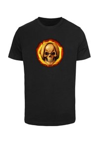 SUN DEATH TEE - Nyomott mintás póló - black