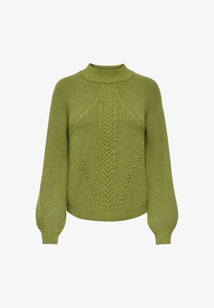 ONLY, ONLKATIA DETAIL HIGHNECK - Pullover - peat moss