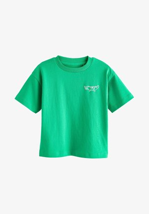 Next SIMPLE SHORT SLEEVE - Trükipildiga T-särk - jade green