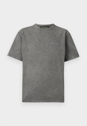 SHORT SLEEVE TEE - Lihtne T-särk - grey acid wash