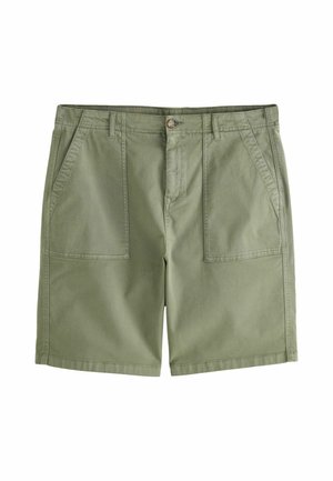 Next, REGULAR FIT - GARMENT DYED FATIGUE JORT SHORTS . - Shorts - sage green
