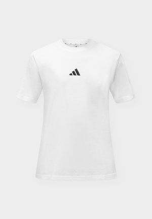 adidas Sportswear, SMALL LOGO TEE - Обикновена тениска - white/black