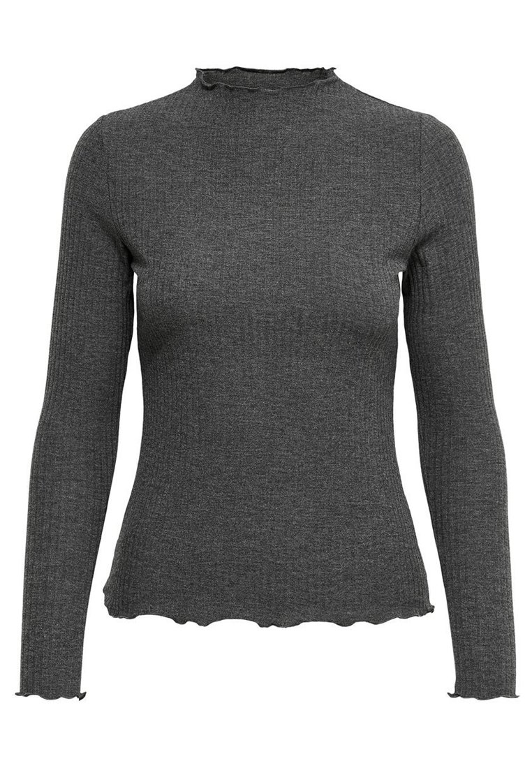 Only Trui donkergrijs gemêleerd