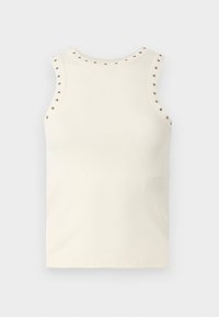 ONLY ONLJEAN STUD TANK  - Top - cloud dancer