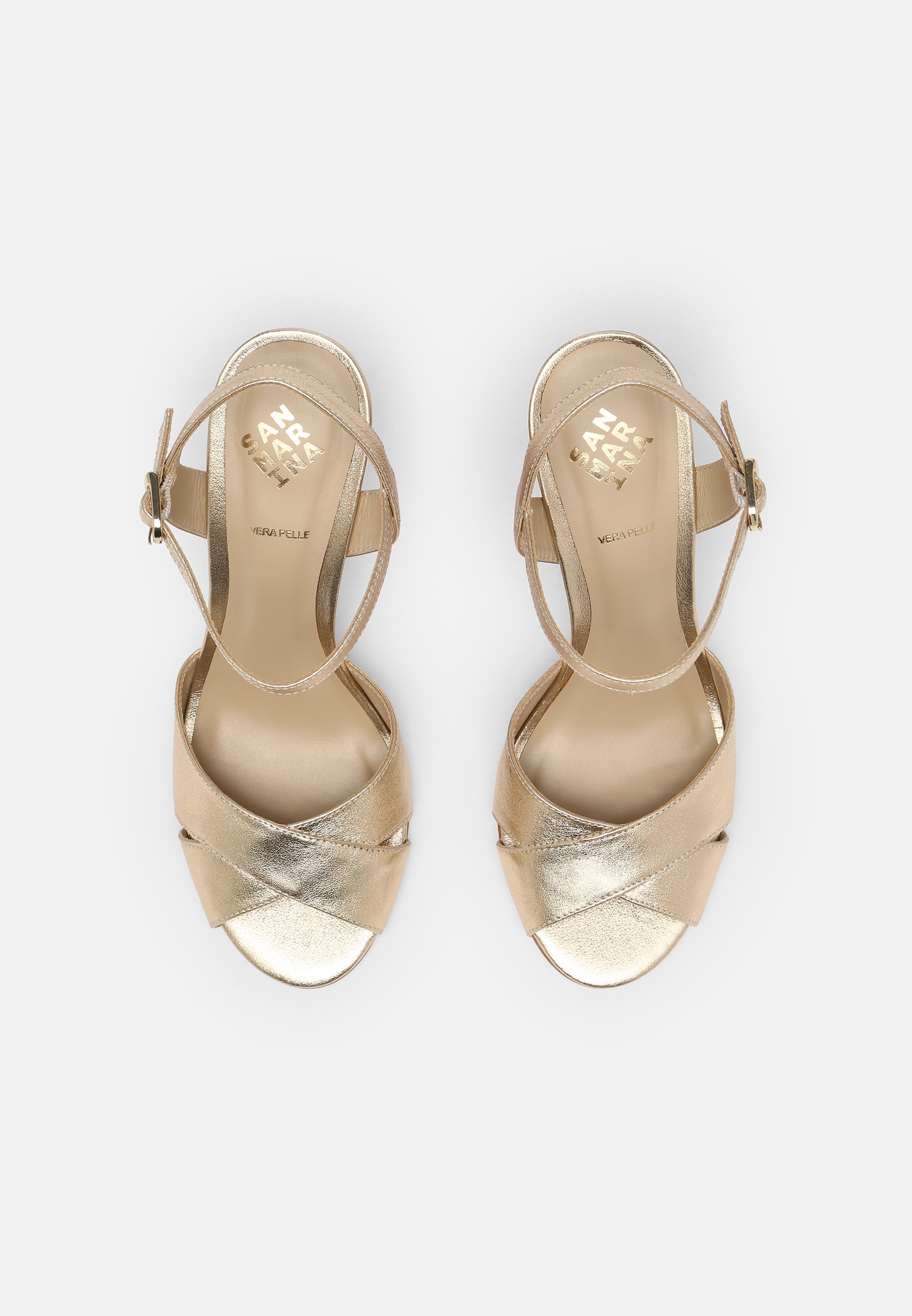 san marina chaussures dorees