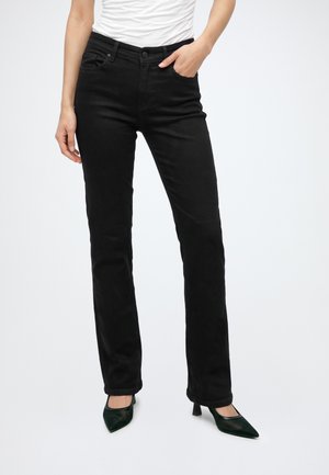 ONLY, Straight fit ONLBLUSH Mid waist - Дънки с прав крачол - black