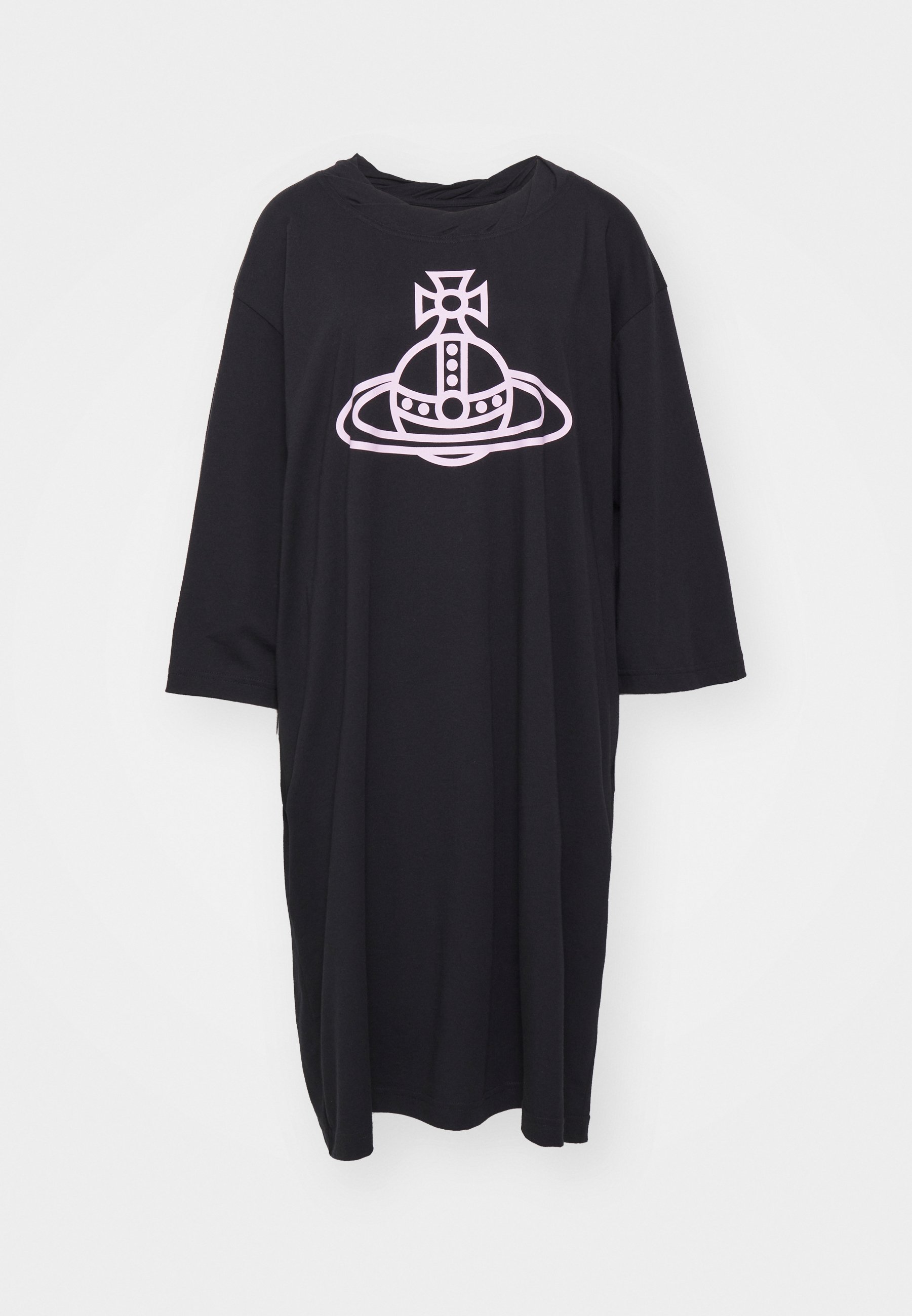 ワンピース VIVIENNE WESTWOOD \"HALFTONE ORB ISLA\" JERSEY T-SHIRT DRESS Vivienne Westwood halftone Orb Isla T-shirt Dress Vivienne