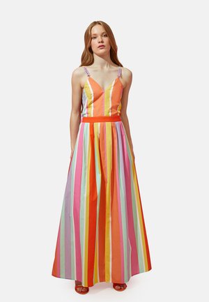 STRAPPY SPLIT DETAIL  - Vestido largo - yellow