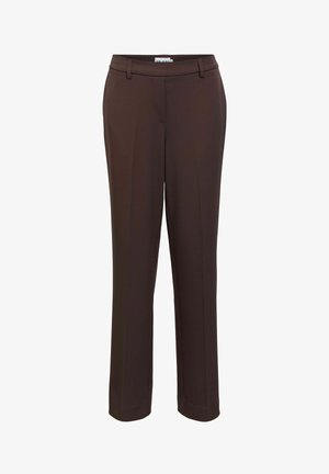 Object, OBJLISA MW STRAIGHT PANT DIV - Broek - seal brown