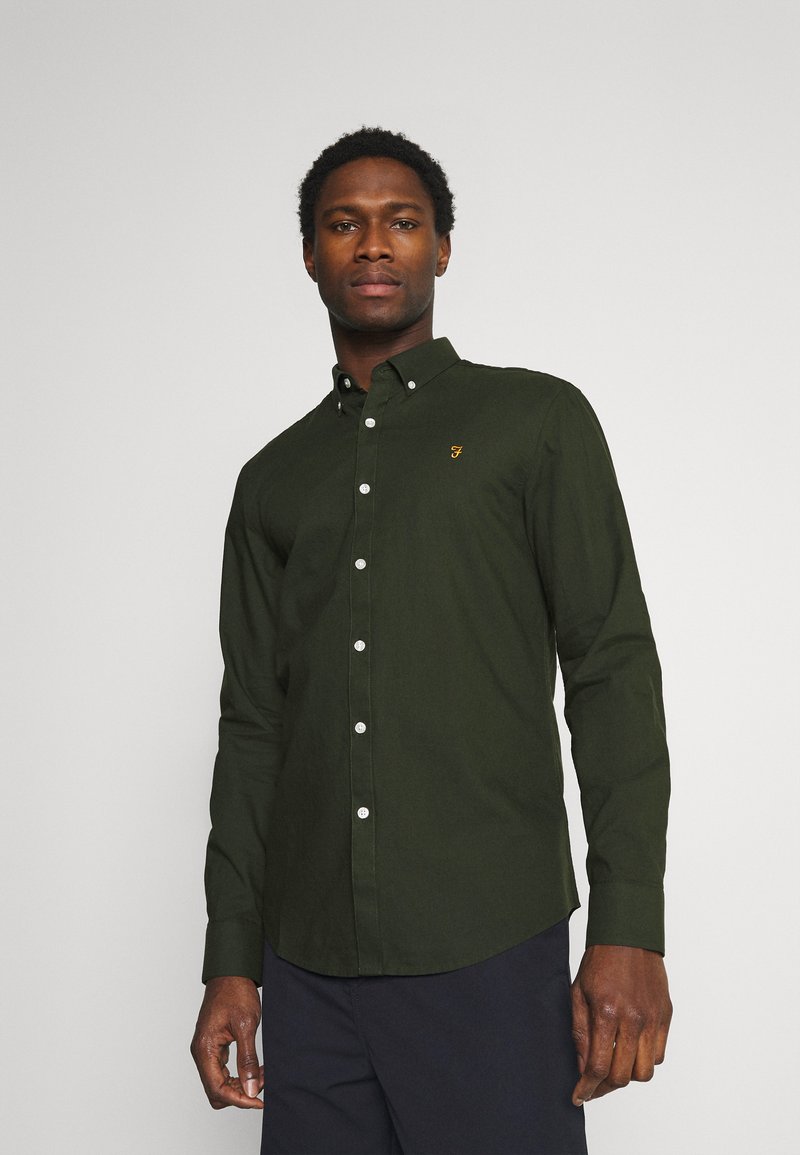 Farah - BREWER SLIM FIT OXFORD SHIRT - Shirt - evergreen, Enlarge