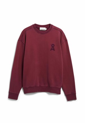 ARMEDANGELS, ICONIC Å GMT DYE - Sweatshirt - velvet red washed