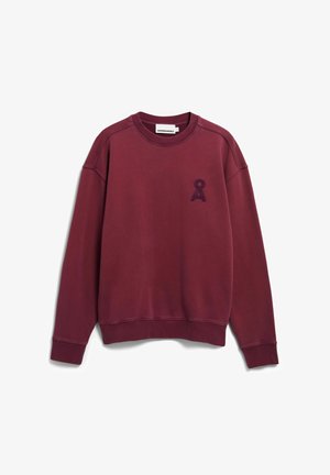 ARMEDANGELS, ICONIC Å GMT DYE - Sweatshirt - velvet red washed