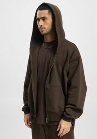 DEF Sudadera con cremallera - brown