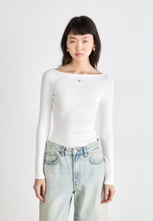 BOAT NECK - Long sleeved top - ecru