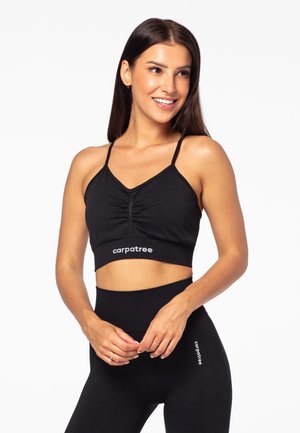 ALLURE SEAMLESS  - Light support sports bra - black