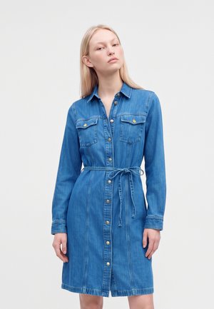 GANT Robe en jean - mid blue