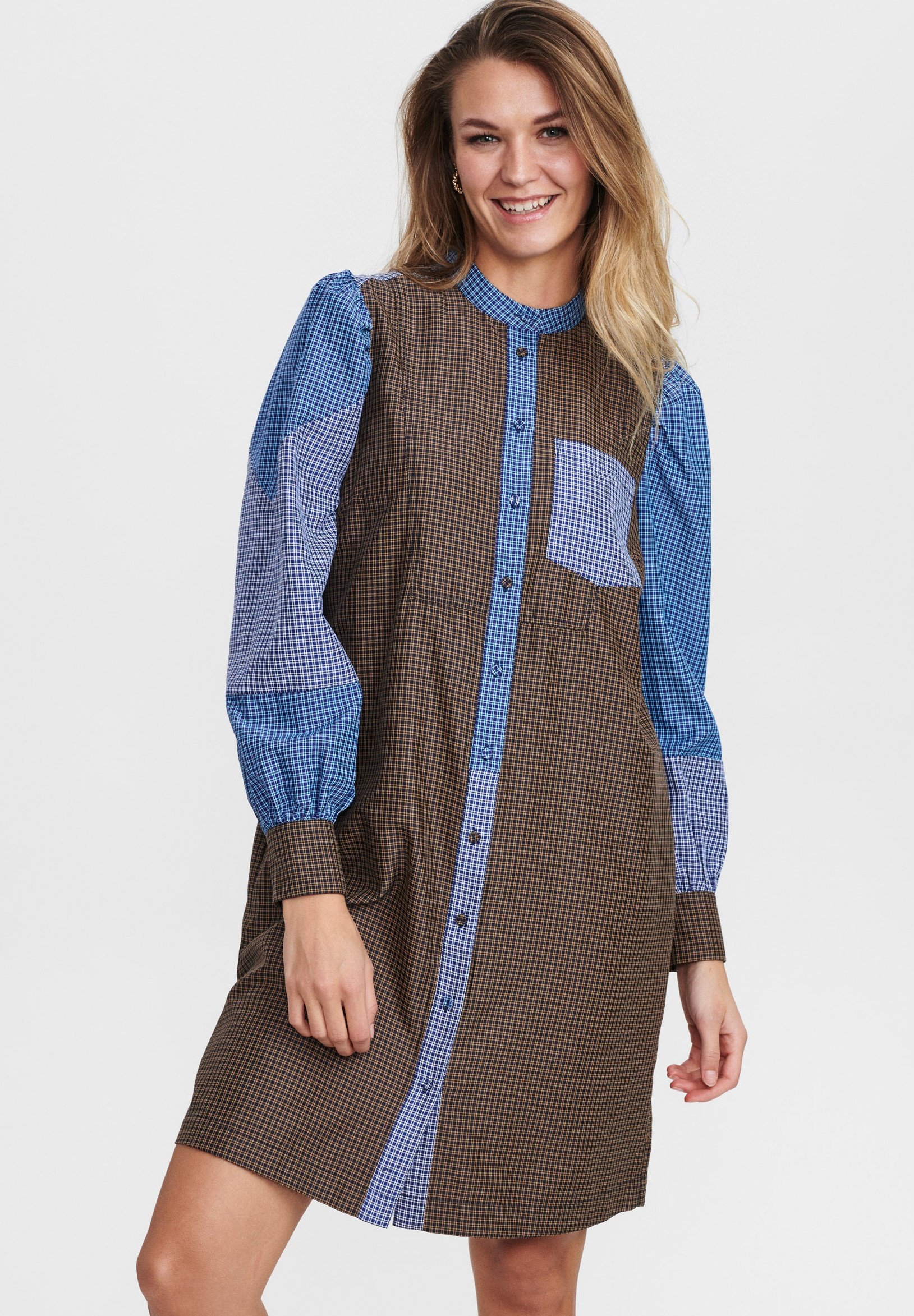 Nümph NUHERDIS - Shirt dress - estate blue/blue - Zalando.ie
