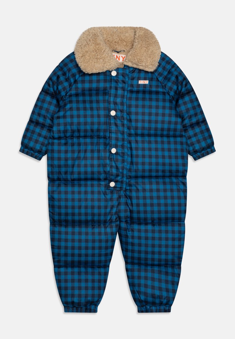 TINYCOTTONS VICHY PADDED OVERALL UNISEX - Lyžařská kombinéza - blue/navy