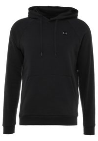 Under Armour RIVAL HOODY - Mikina s kapucí - black/black