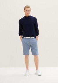 TOM TAILOR Shorts - chambray blue dobby