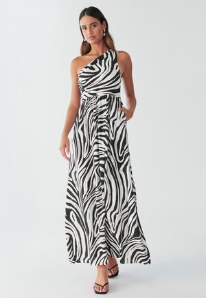 BWLDR Maxi dress - black brush stroke