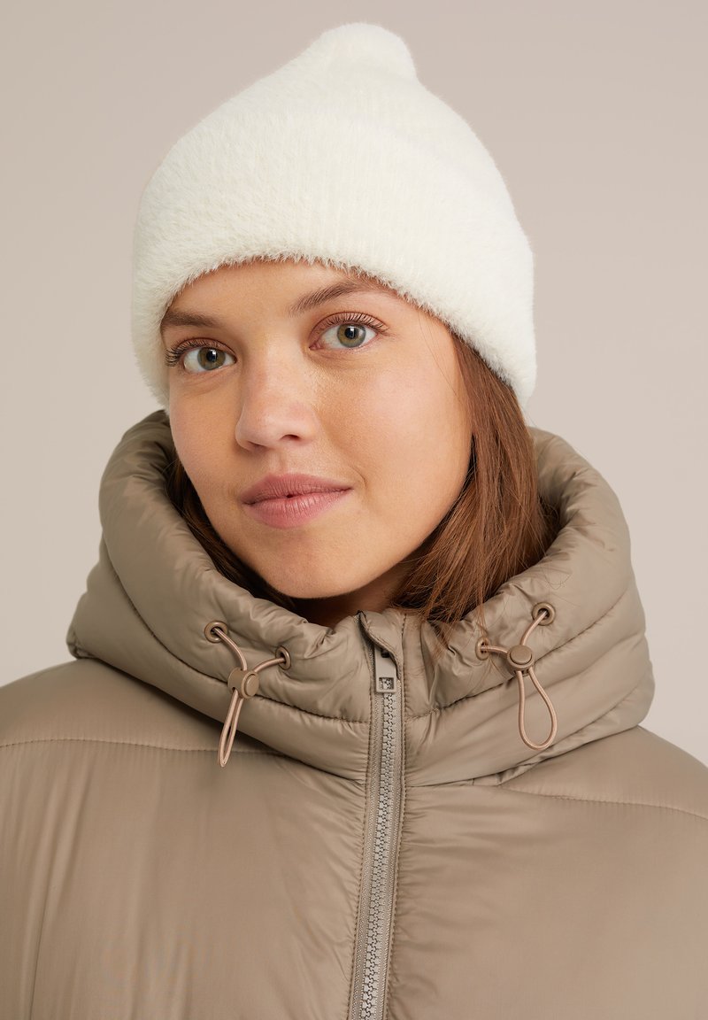 WE Fashion Kootud müts - white