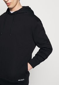 HUGO Felpa con cappuccio - black