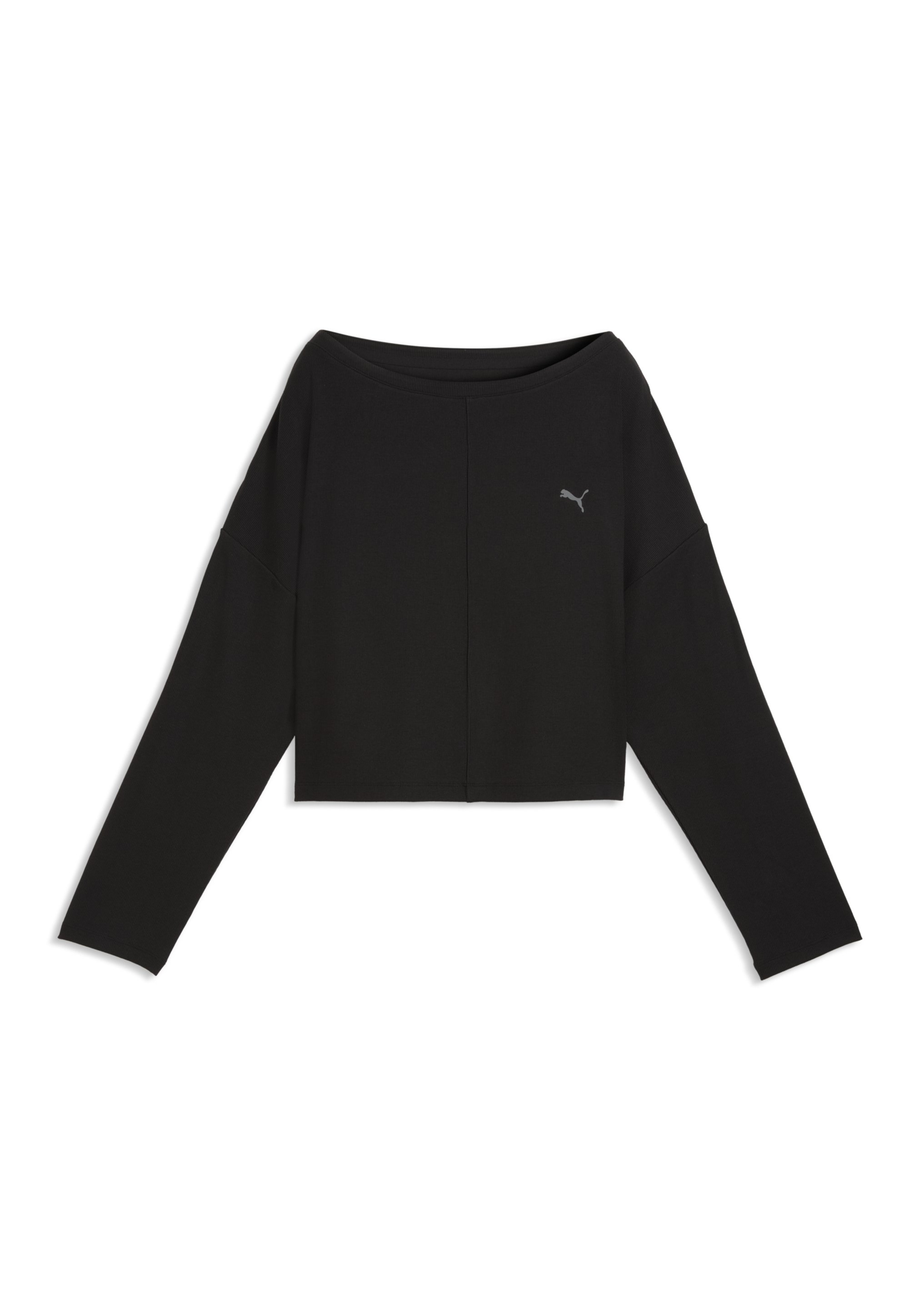 Puma CLOUDSPUN SLOUCH BOXY - Top s dlouhým rukávem - black
