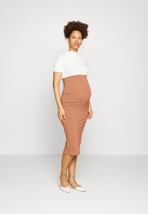 MLSIA MIDI SKIRT - Pencil skirt - mocha mousse
