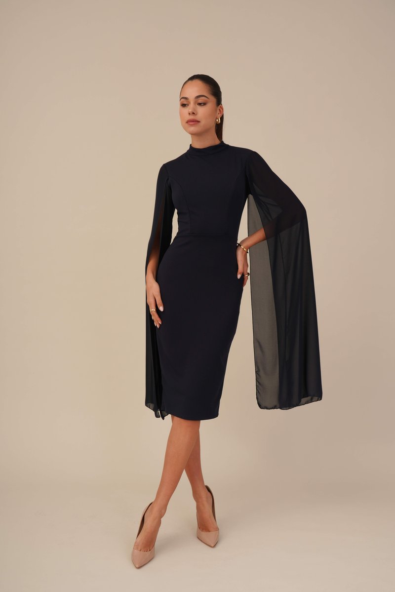 WAL G. Jersey dress - navy blue/dark blue