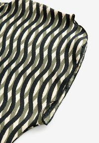 Unselected, green geo print