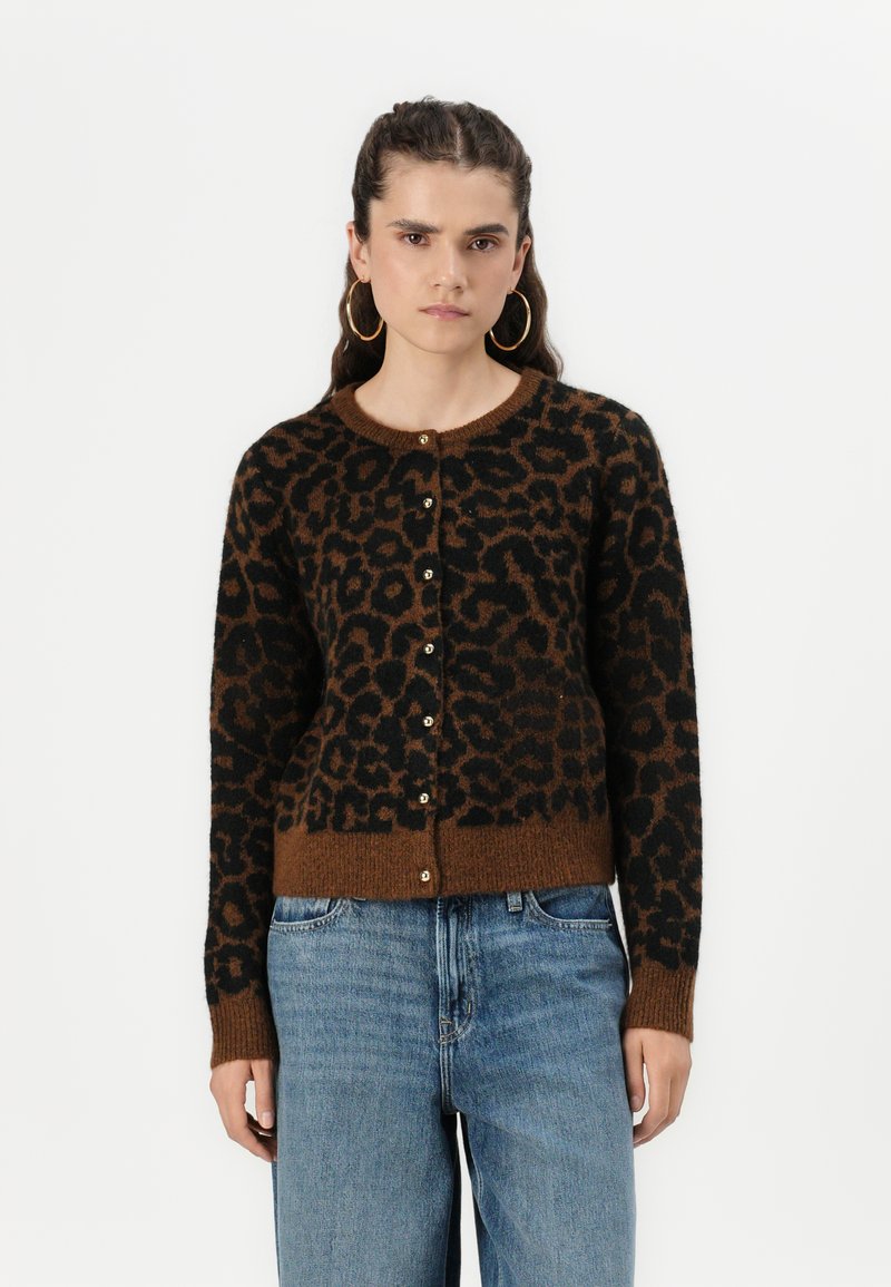 Vero Moda VMNEWKAI O-NECK CARDIGAN - Vest - black