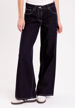 Wide Leg - denim brut