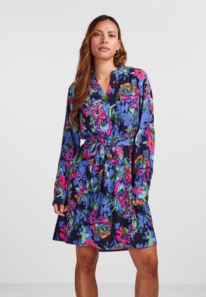 YAS ANNINA SHIRT DRESS - Blusenkleid - kentucky blue/hellblau