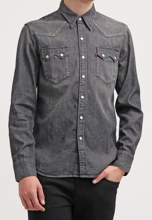 Hemd - grey denim