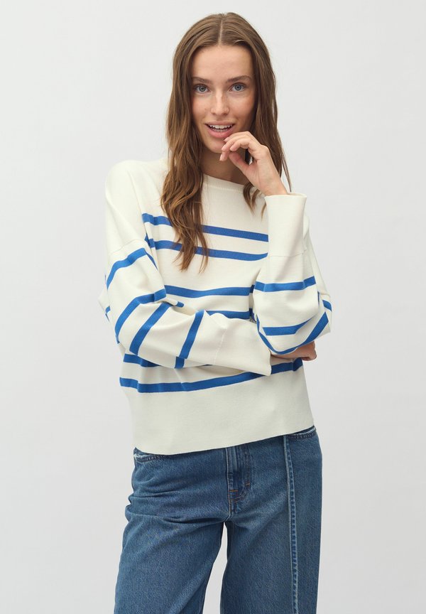 GILLIAN-M - Strickpullover - sugar star sapphire stripe