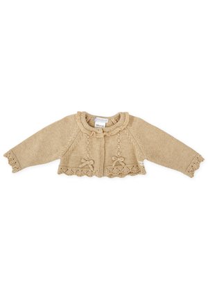 Chaqueta de punto - arena