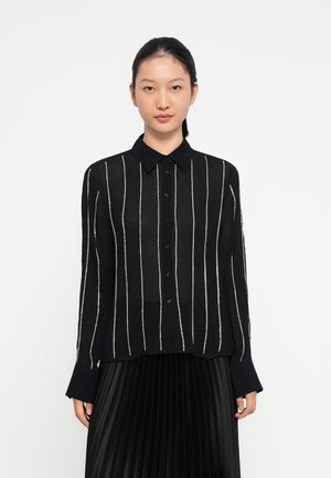 ELDJA - Bluza z gumbi - black