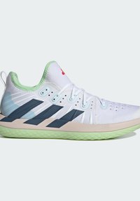 adidas Performance STABIL NEXT GENERAL - Volleyballschuh - cloud white   preloved ink   semi green spark