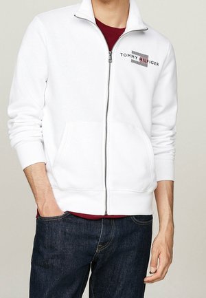 Sudadera con cremallera - white