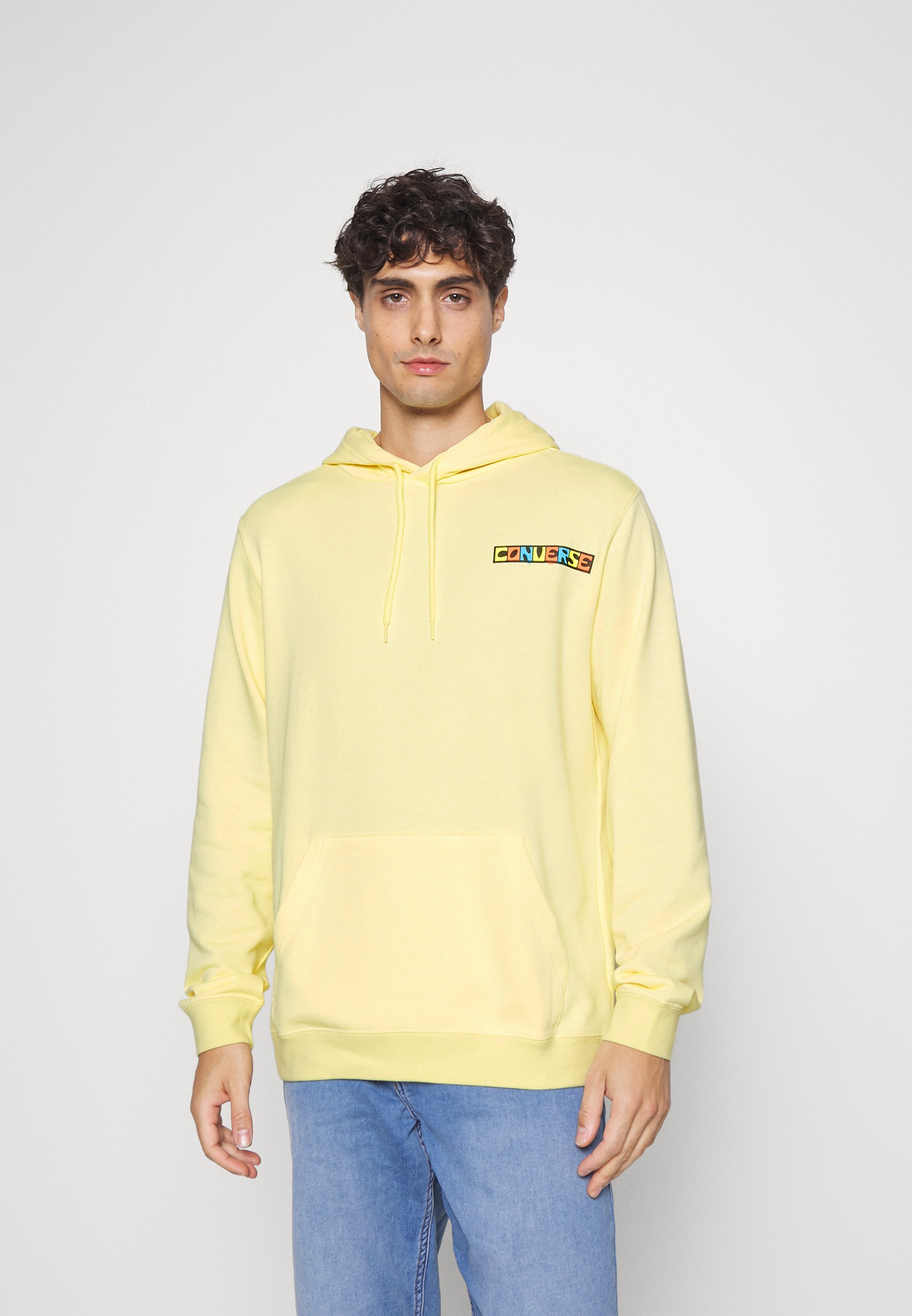 Converse DESERT GRAPHIC HOODIE - Sweatshirt - soft sunshine/light yellow -  Zalando.ie