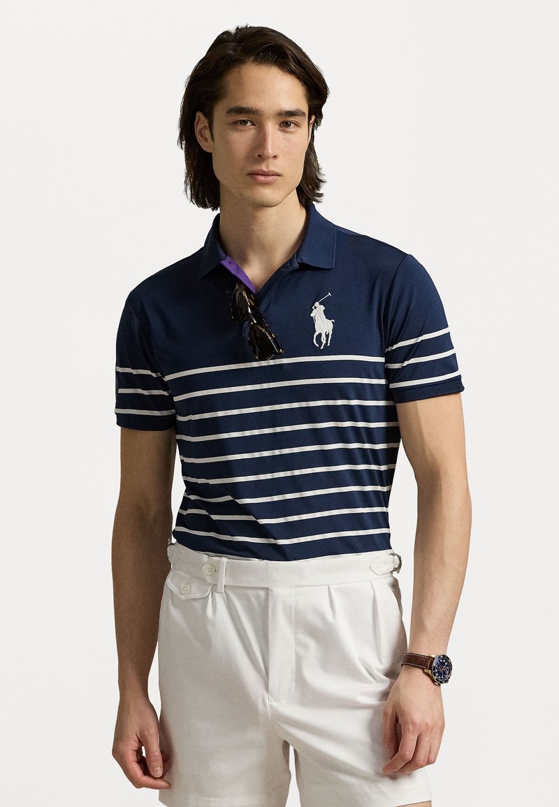 Polo Ralph Lauren - WIMBLEDON BALLPERSON POLO SHIRT - Polo marškinėliai - refined navy/ceramic white, Padidinti