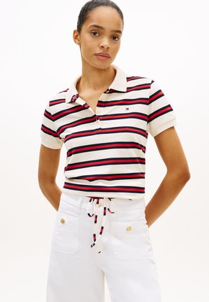 Tommy Hilfiger 1985 REGULAR FIT TIE FRONT POLO SHIRT - Polo - calico/fireworks