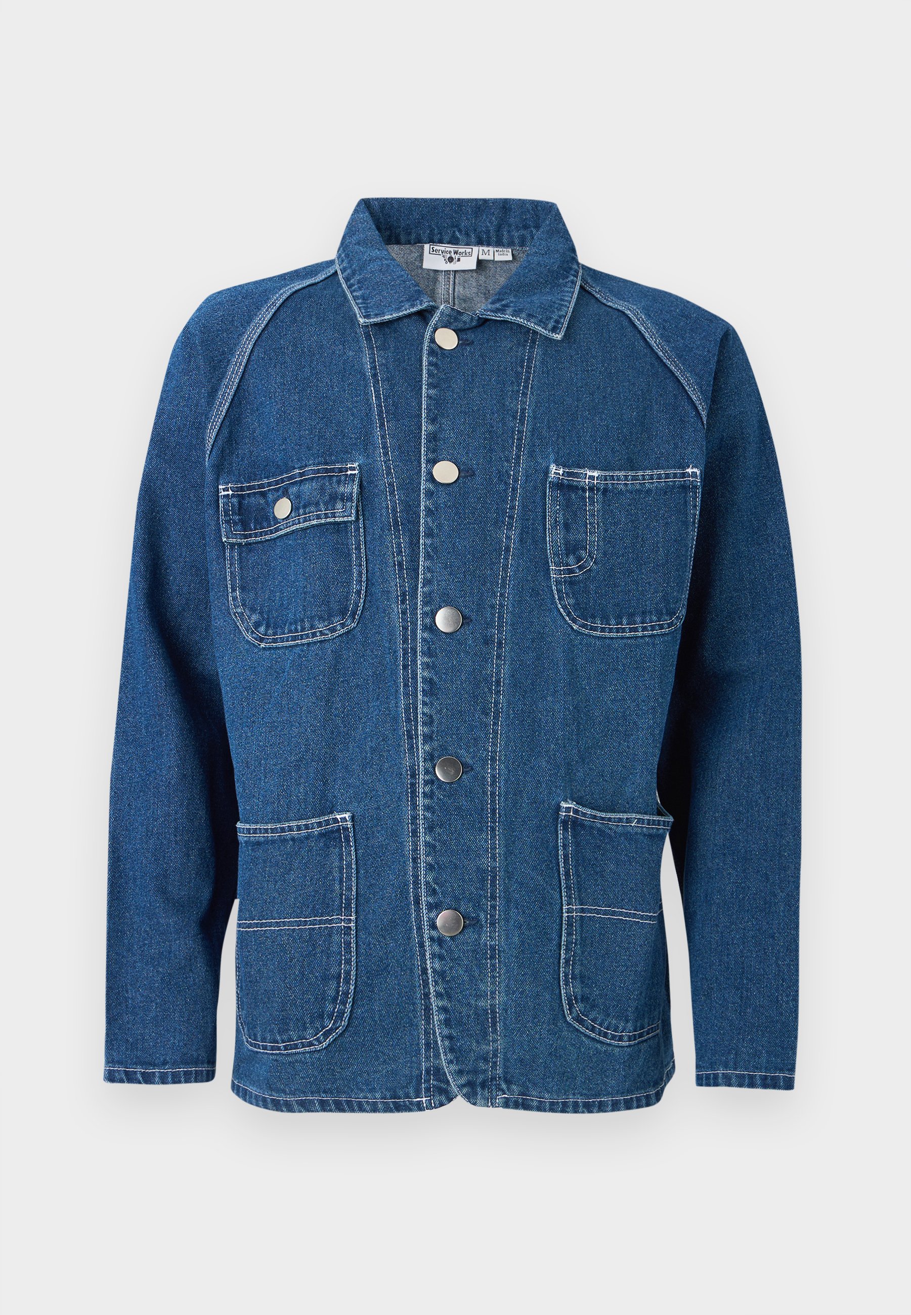 Service Works COVERALL - Denim jacket - blue denim - Zalando.co.uk
